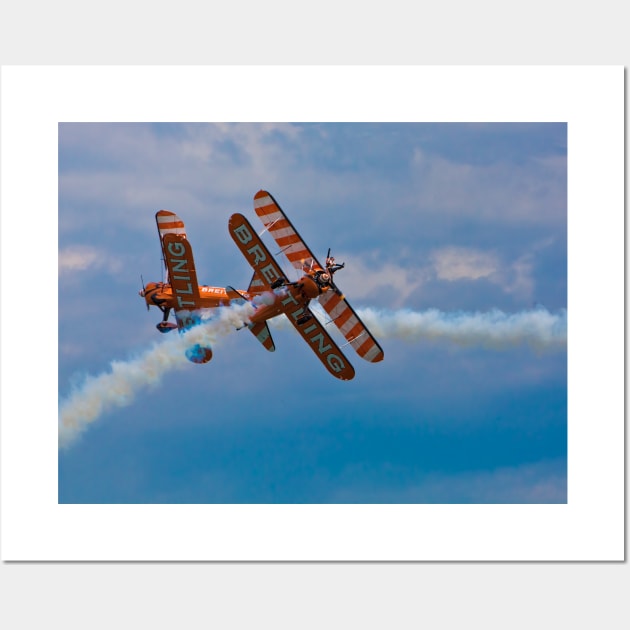 Breitling Biplanes At Airbourne, England Wall Art by Chris Lord